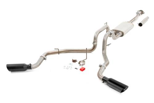 Rough Country - Rough Country Performance Cat-Back Exhaust - 2.7/3.5/5.0L - Ford F-150 (21-23) - 96018