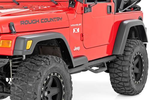 Rough Country - Rough Country Fender Flare Kit - 5.5" Wide - Jeep Wrangler TJ 4WD (1997-2006) - 99033