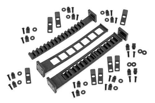 Rough Country - Rough Country Rubber Molle Panel Clamp Kit - Universal - Up to 15" - 2-Clamp Sets - 99066