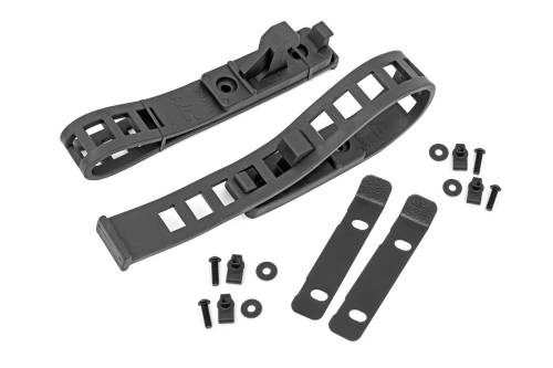 Rough Country - Rough Country Rubber Molle Panel Clamp Kit - Universal - 1/2" - 4 1/2" - 2-Clamps - 99072