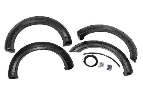 Rough Country - Rough Country Fender Flares Defender A3 Space White Ford F-150 2WD/4WD (2021-2024) - A-F20911A-A3