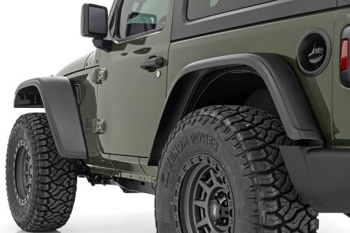 Rough Country - Rough Country WF1 Fender Flares - Jeep Wrangler 4xe (21-23)/Wrangler JL (18-23) - A-J01822