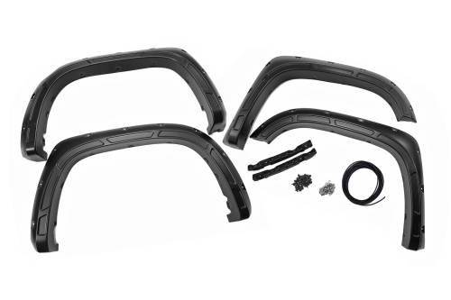 Rough Country - Rough Country Fender Flares - Defender - 1H5 Cement - Toyota Tundra (14-21) - A-T11411-1H5