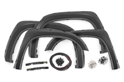 Rough Country - Rough Country Pocket Fender Flares - Toyota Tundra 2WD/4WD (2014-2021) - F-T11411A