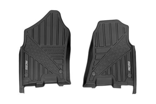 Rough Country - Rough Country Flex-Fit Floor Mats - Front - Crew - Ram 1500 (19-24)/1500 TRX (21-24) - FF-3142