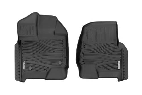 Rough Country - Rough Country Flex-Fit Floor Mats - Front - Ford F-150 (15-24)/F-150 Lightning (22-24)/Raptor (17-24) - FF-5151