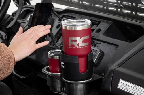 Rough Country - Rough Country 2 in 1 Expanding Cup and Phone Holder - J5054