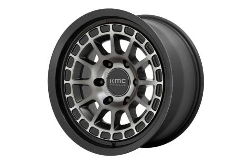 Rough Country - Rough Country KMC - KM719 Canyon - Satin Black w/Gray Tint - 17x8 - 6x5.5 - +35 - KM71978062435