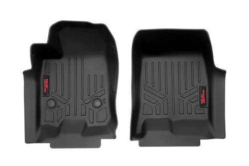 Rough Country - Rough Country Floor Mats - FR - Crew - Chevy/GMC Canyon/Colorado 2WD/4WD (2023-2025) - M-2131