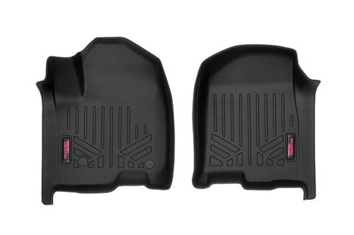 Rough Country - Rough Country Floor Mats - Front - Bucket - Chevy/GMC 1500/2500HD/3500HD (19-24) - M-2161