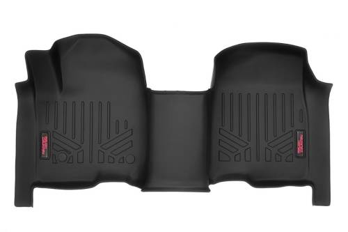 Rough Country - Rough Country Floor Mats - Front - Over Hump - Chevy/GMC 1500/2500HD/3500HD (19-23) - M-2165