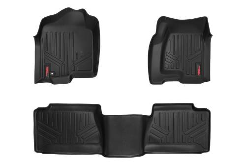 Rough Country - Rough Country Floor Mats - FR & RR - Ext Cab - Chevy/GMC 1500 (99-06 & Classic) - M-29912