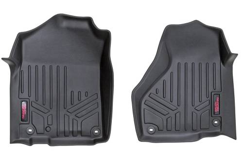 Rough Country - Rough Country Floor Mats - Front - Reg/Ext Cab - Ram 1500/2500 2WD/4WD (12-18 & Classic) - M-3121