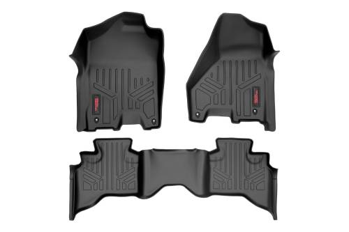 Rough Country - Rough Country Floor Mats - FR/RR - Quad Cab - Ram 1500 2WD/4WD (2012-2018 & Classic) - M-31212