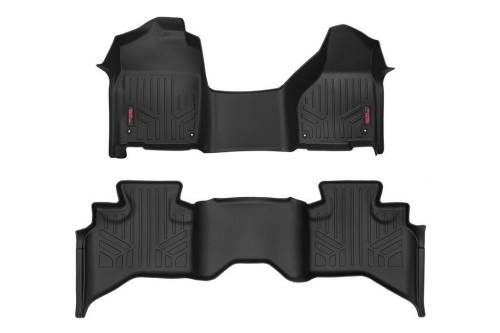 Rough Country - Rough Country Floor Mats - One Piece FR -Quad Cab - Ram 1500 2WD/4WD (2012-2018 & Classic) - M-31312