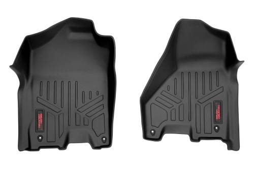 Rough Country - Rough Country Floor Mats - Front - Crew/Mega Cab - Ram 1500/2500 2WD/4WD (12-18 & Classic) - M-3141