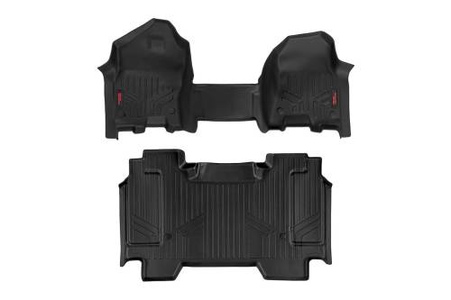 Rough Country - Rough Country Floor Mats - FR & RR - Over Hump - Ram 1500 (19-23)/1500 TRX (21-23) - M-31410