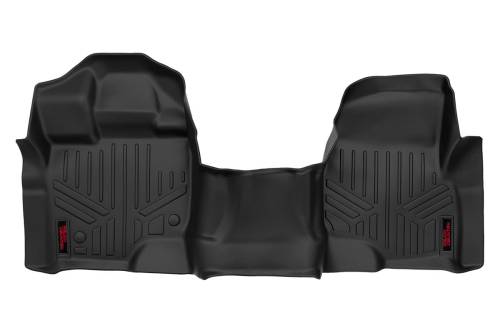 Rough Country - Rough Country Floor Mats - Front - Over Hump - Ford F-150 (15-23)/F-150 Lightning (2022) - M-5115