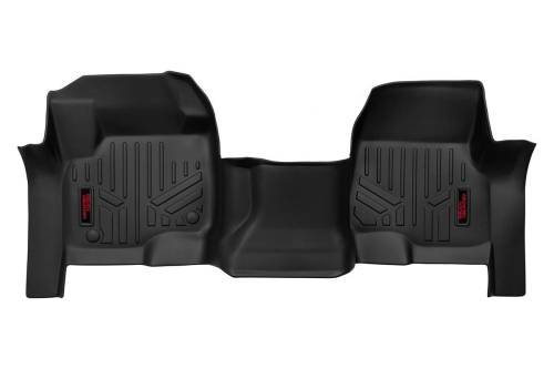 Rough Country - Rough Country Floor Mats - Front - Over Hump - Ford Super Duty 2WD/4WD (17-22) - M-5117