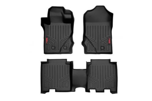 Rough Country - Rough Country Floor Mats - Front & Rear - Ford Bronco 4WD (2021-2023) - M-51602