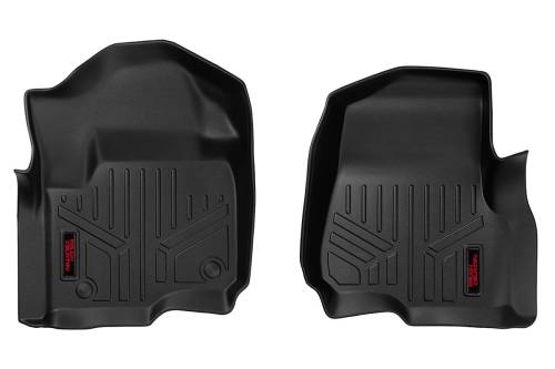 Rough Country - Rough Country Floor Mats - Front - Ford Super Duty 2WD/4WD (2017-2022) - M-5171