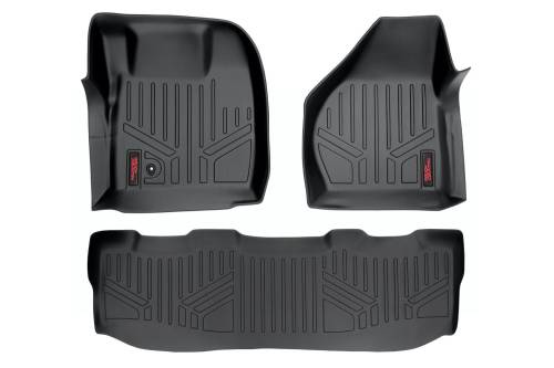 Rough Country - Rough Country Floor Mats - FR & RR - Crew Cab - Ford Super Duty 2WD/4WD (08-10) - M-52102