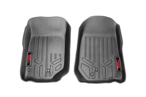 Rough Country - Rough Country Floor Mats - Front - Jeep Wrangler TJ (97-06) 4WD - M-60200