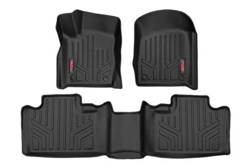 Rough Country - Rough Country Floor Mats - Front and Rear - Jeep Grand Cherokee 2WD/4WD (13-20) - M-60300