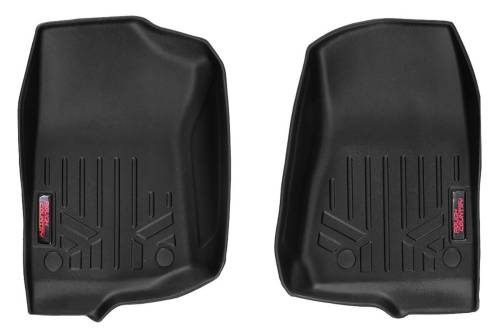 Rough Country - Rough Country Floor Mats - FR - 2 Door - Jeep Gladiator JT (20-22)/Wrangler JL (18-23) - M-6150