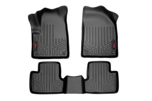 Rough Country - Rough Country Floor Mats - FR & RR - Jeep Cherokee KL 2WD/4WD (2014-2022) - M-61702