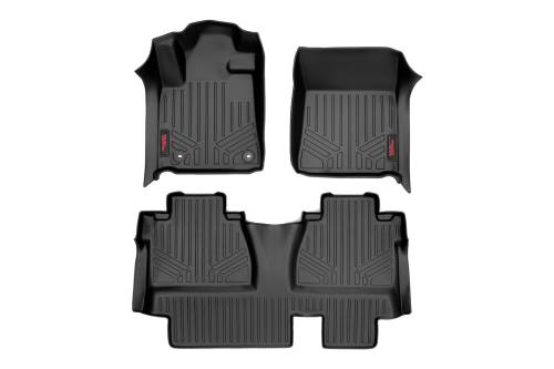 Rough Country - Rough Country Floor Mats - FR & RR - Double Cab - Toyota Tundra 2WD/4WD (14-21) - M-71413