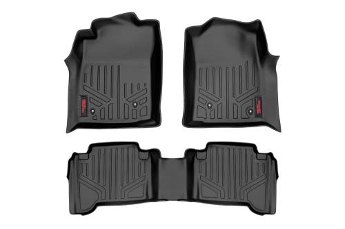 Rough Country - Rough Country Floor Mats - Front and Rear - Toyota Tacoma 2WD/4WD (2005-2011) - M-75113