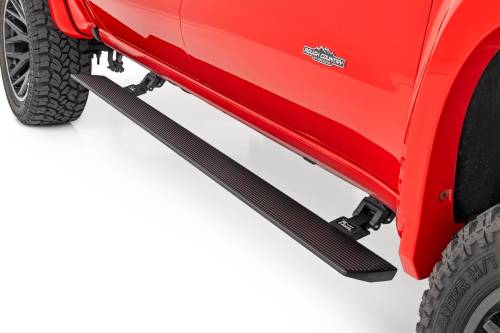 Rough Country - Rough Country Power Running Boards Dual Electric Motor Crew Cab Chevy/GMC 1500/2500HD/3500HD 2WD/4WD - PSR50718