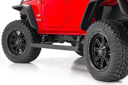 Rough Country - Rough Country Power Running Boards - Dual Electric Motor - 4 Door - Jeep Wrangler Unlimited (07-18) - PSR610330