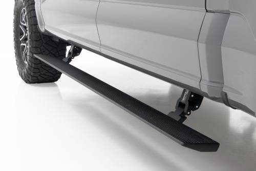 Rough Country - Rough Country Power Running Boards - Lighted - Super Cab - Ford F-150/Lightning/F-250/F-350/Raptor (15-23) - PSR71525