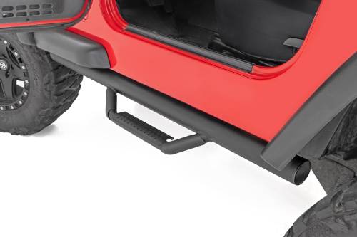 Rough Country - Rough Country Nerf Steps - Full Length - Jeep Wrangler TJ 4WD (1997-2006) - RCJ9746A