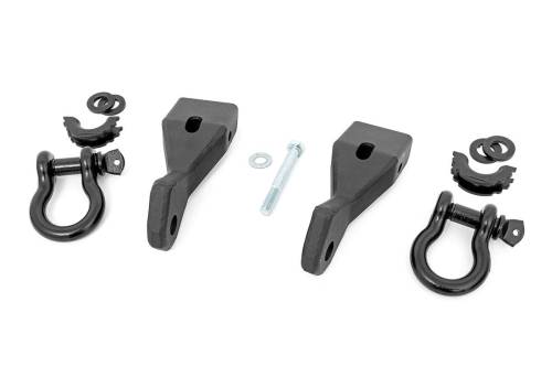 Rough Country - Rough Country Tow Hook Brackets - D-Ring Combo - Chevy/GMC 1500 (07-13) - RS156