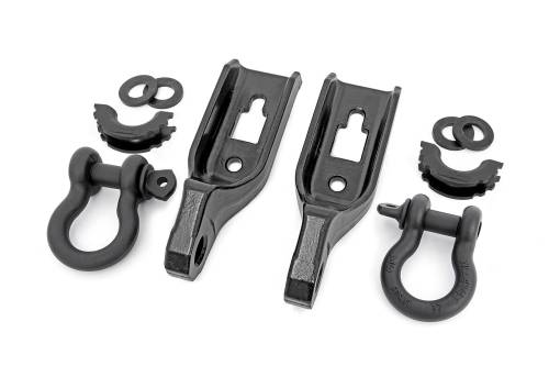 Rough Country - Rough Country Tow Hook Brackets - D-Ring Combo - Ford F-150 2WD/4WD (2009-2020) - RS158