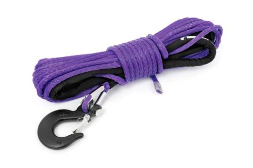 Rough Country - Rough Country Synthetic Rope - 1/4 Inch - 50 Ft - Purple - RS162