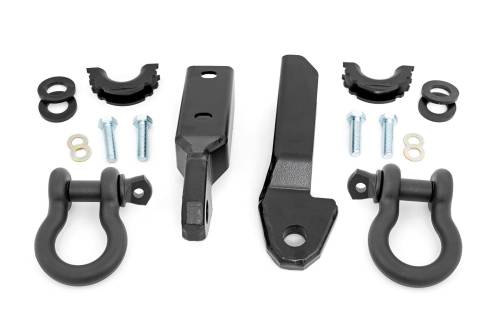 Rough Country - Rough Country Tow Hook to Shackle Bracket - D-Ring Combo - Chevy/GMC C1500/K1500 Truck/SUV (88-99) - RS164