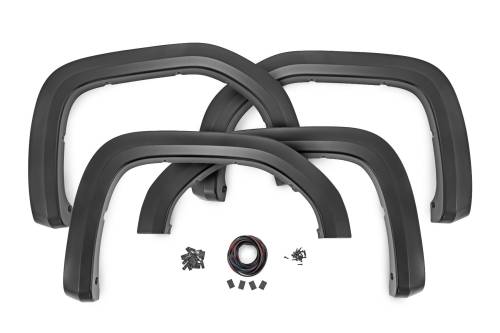 Rough Country - Rough Country Fender Flares Sport G48 Redwood GMC Sierra 1500 (19-24) - S-G11911-G48