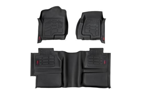 Rough Country - Rough Country Sure-Fit Floor Mats - FR & RR - Chevy/GMC 1500 (99-06 & Classic) - SM29912A