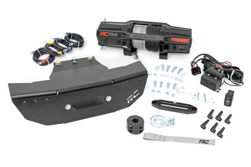 Rough Country - Rough Country Winch Mount - RS4500S - Polaris RZR Turbo S4 - 93157