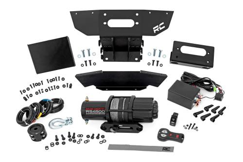 Rough Country - Rough Country Winch Mount - Front - RS4500S - Polaris RZR XP1000-4 (2024) - 93205
