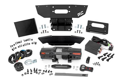Rough Country - Rough Country Winch Mount - Front - RS6500S - Polaris RZR XP1000-4 (2024) - 93206