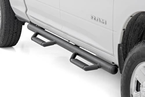 Rough Country - Rough Country Nerf Steps - Cab Length - Crew Cab - SRW - Ram 1500/2500/3500 2WD/4WD (10-25 & Classic) - RCD2080CCB