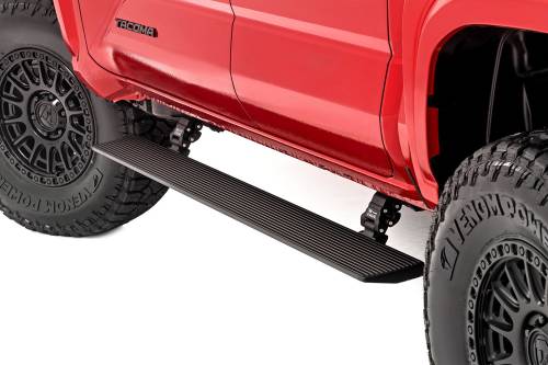 Rough Country - Rough Country Power Running Boards - Dual Electric Motor - Double Cab - Toyota Tacoma (24-25) - PSR652024A