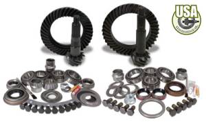 USA standard Gear & Install Kit pkg for XJ & YJ D30 front & Model 35 rear, 4.56 - ZGK001