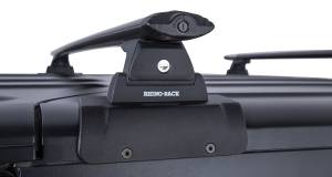 Rhino Rack - Vortex RLT600 Black 2 Bar Rhino-Rack Backbone Roof Rack for Two Door Wrangler JK (JA6382) - Image 5