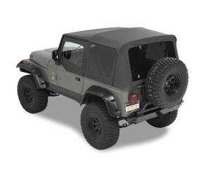 SuperTop NX Replacement Soft Top Black Jeep 1988-1995 Wrangler- 54601-01